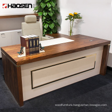 Foshan luxury modern Business director table office furniture executive desk and chair set for office Work